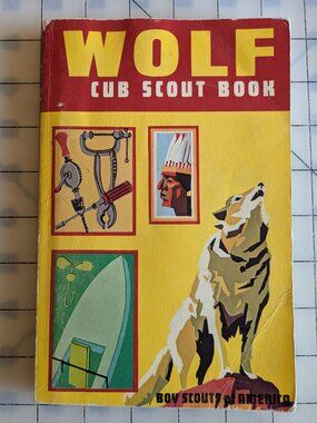 Vintage Wolf Cub Scout Book Boy Scouts of America
